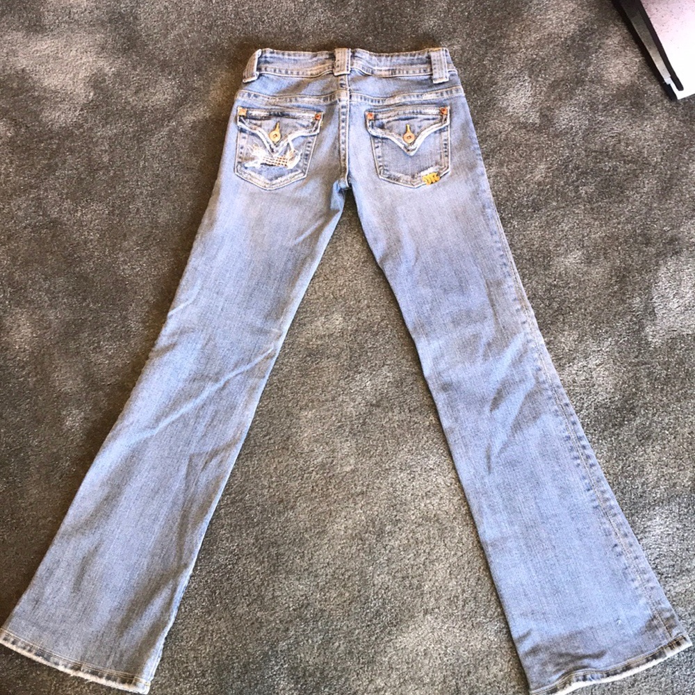Miss Me Light Blue Flared Women's Jeans - Picture 2 of 8